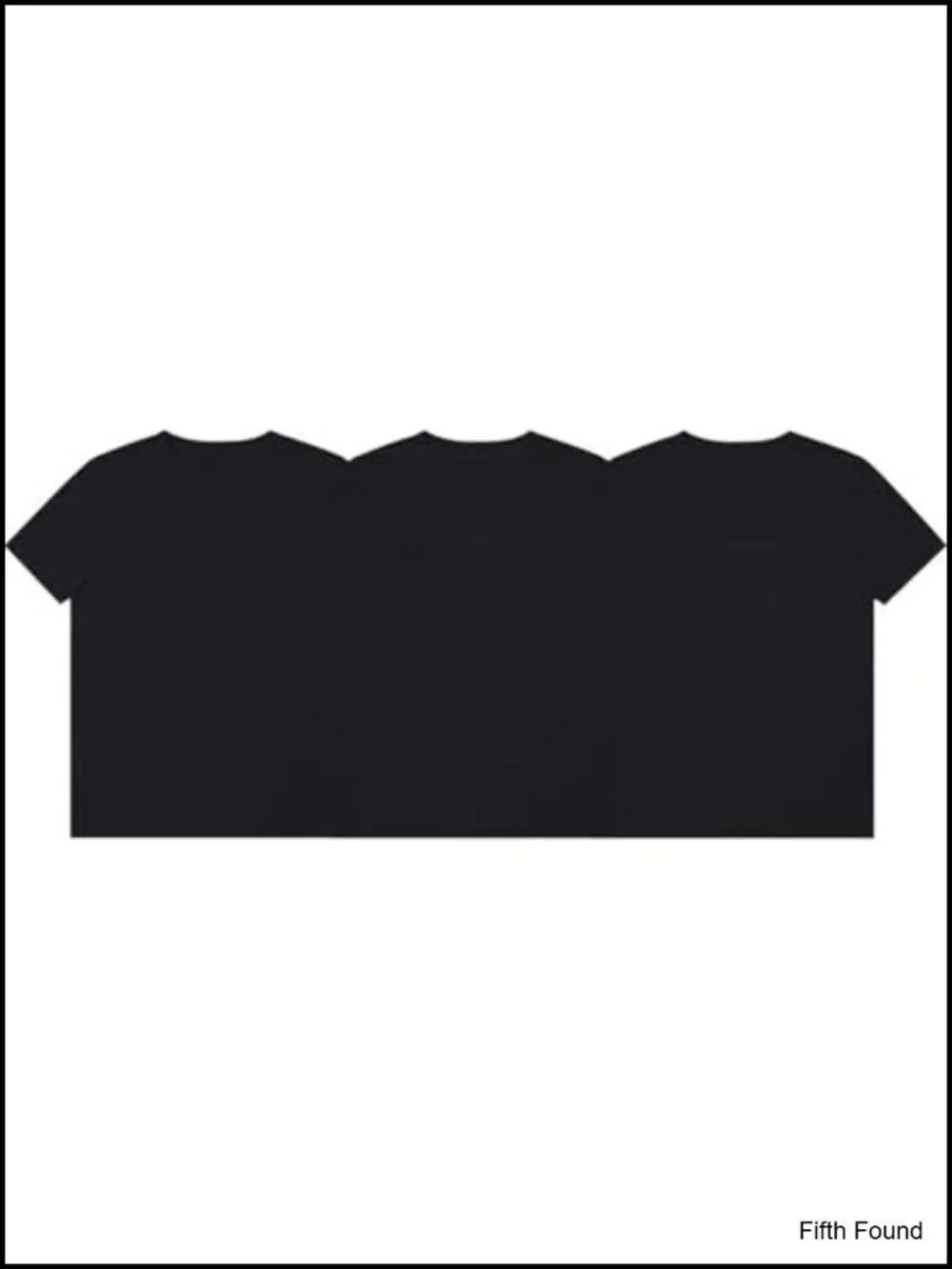Men's 3-Pack Crew Neck Undershirts 100% Cotton Slim Fit Moisture Wicking